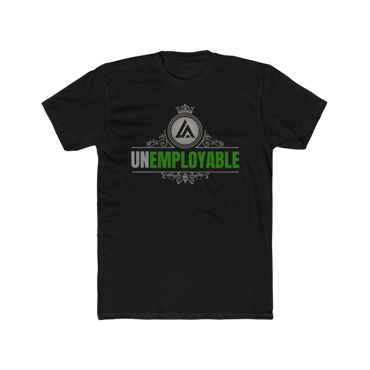 UNEMPLOYABLE Gry/Green tee