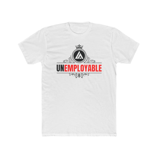 UNEMPLOYABLE blk/red tee